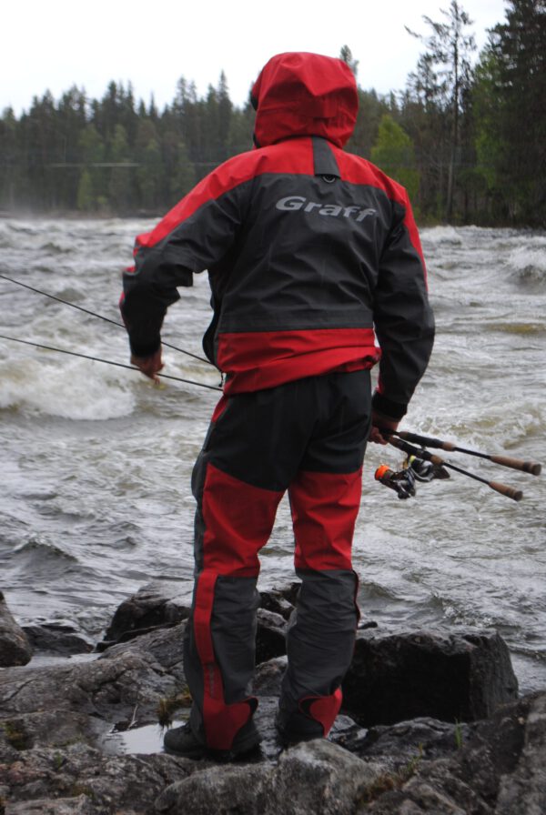 GRAFF SCHOLLE ANGELLATZHOSE ANTHRAZIT-ROT BRATEX 20000/20000 PROFESSIONELL-LINE LIMITED EDITION – Bild 7