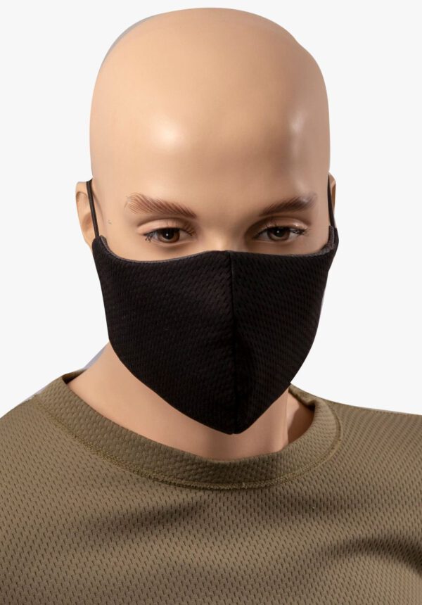 GRAFF GESICHTSSCHUTZMASKE mit SILBER-IONEN FARBE SCHWARZ – Bild 3