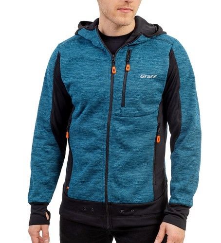 223-P-BL FleeceJackeBlau